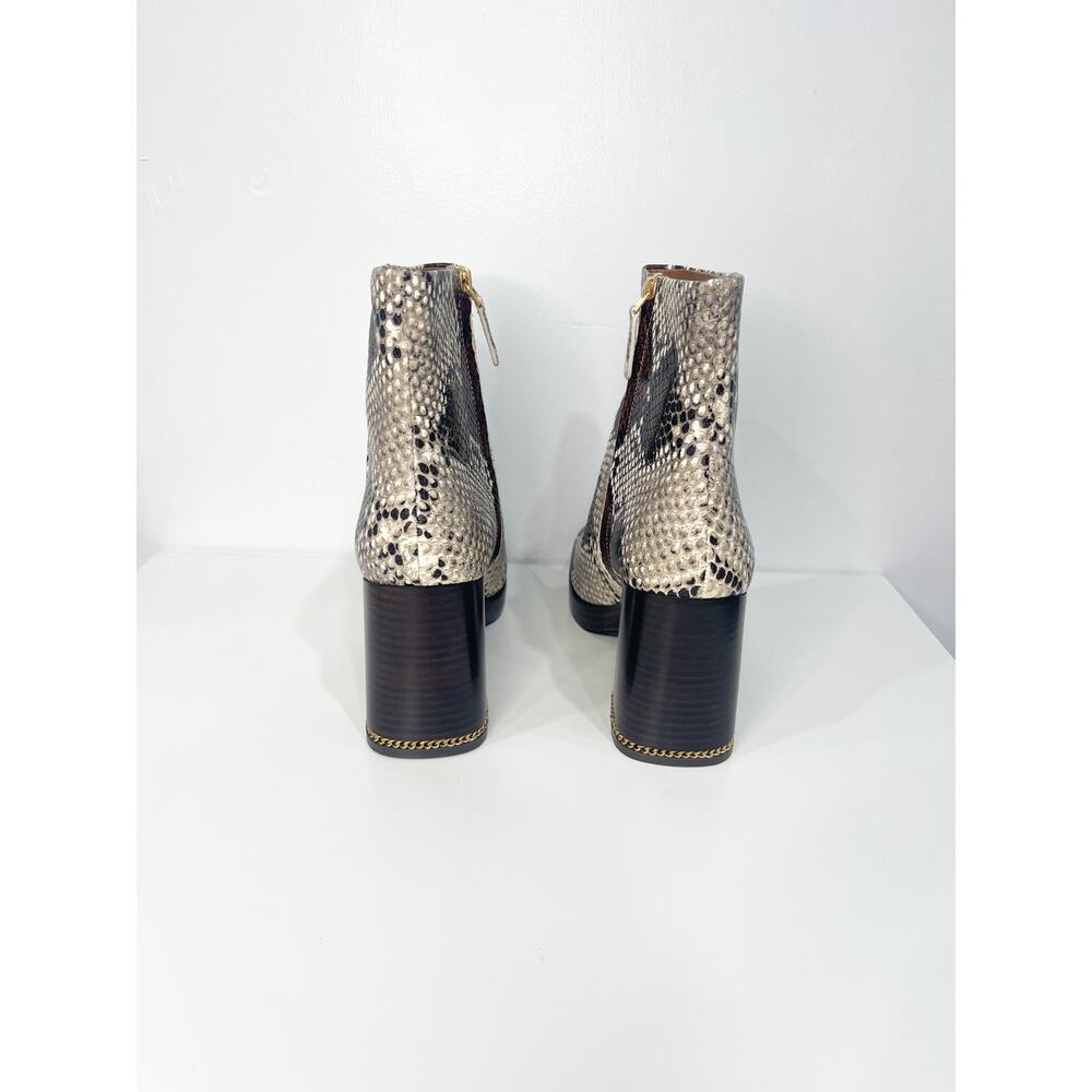 Tory Burch Ruby Python Snake Animal Embossed Retr… - image 6